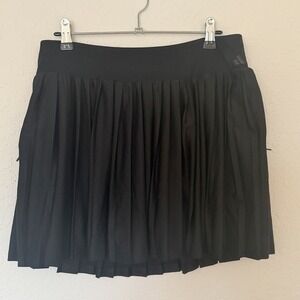 NWT Adidas Womens Pleated Skirt Skort Small Black Golf Tennis Pickleball New